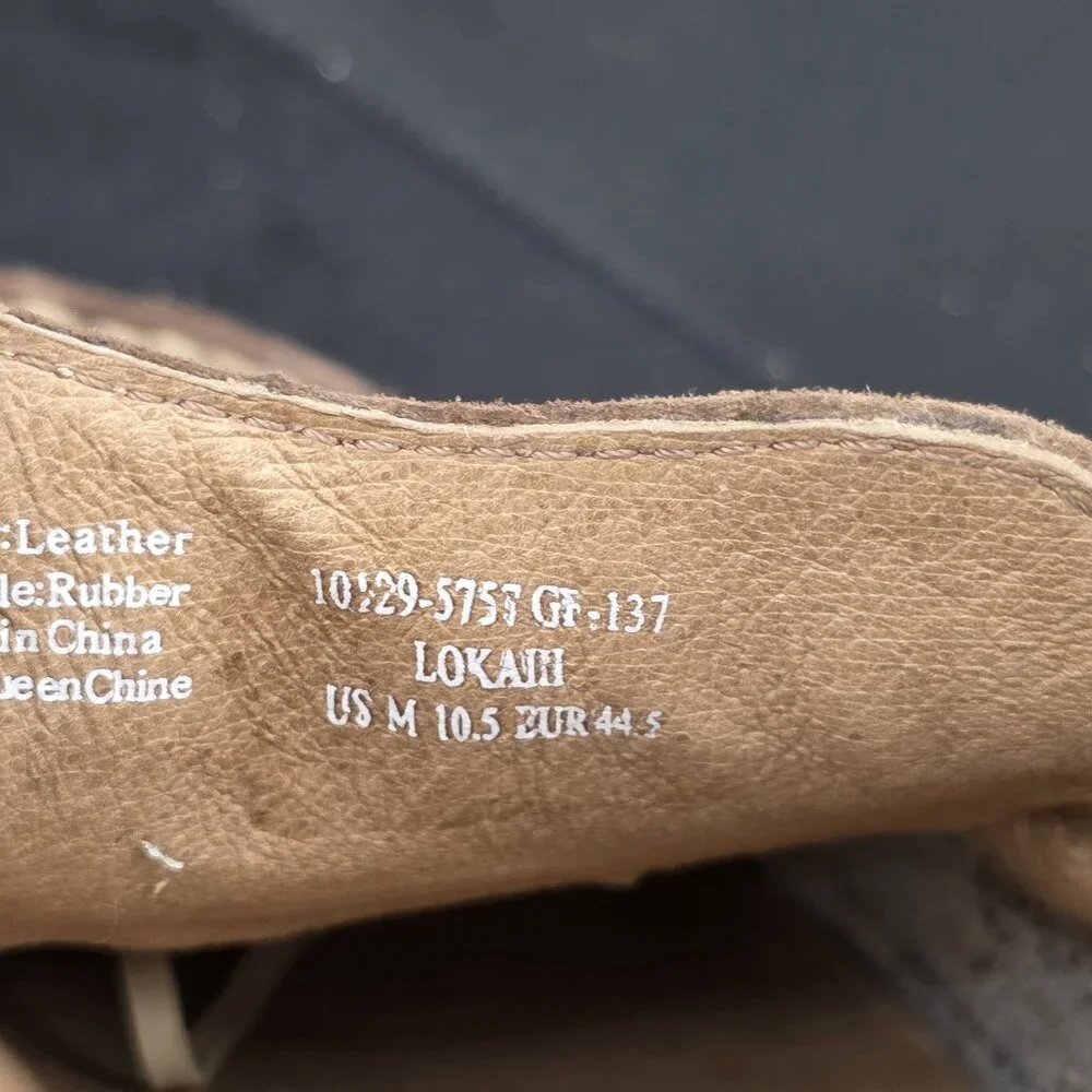 Olukai Mens 10.5 Lokahi Driving Moccasin Shoes Suede Slip On Loafer Casual